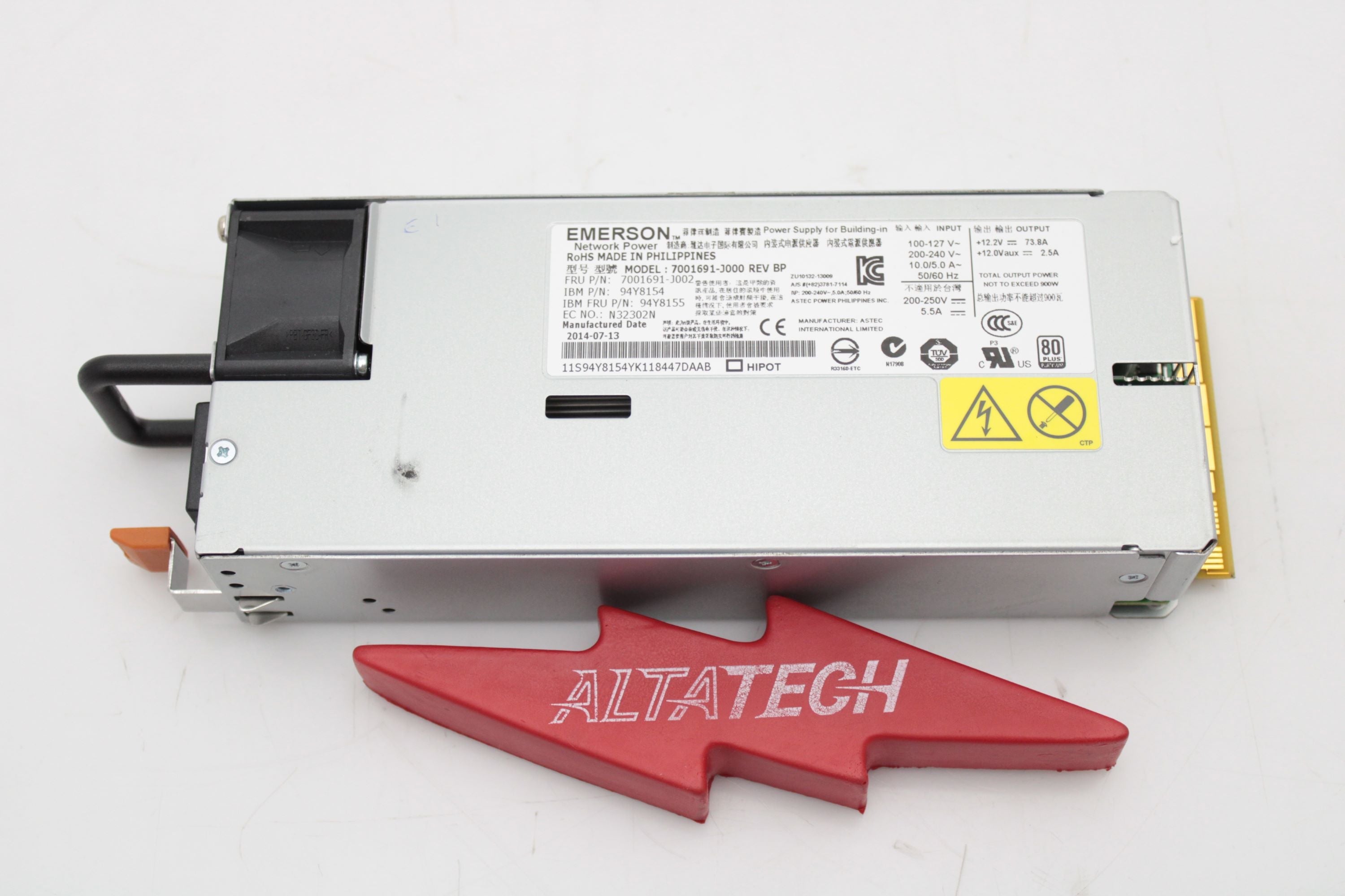 IBM 94Y8155 900W AC POWER SUPPLY - 2B1D