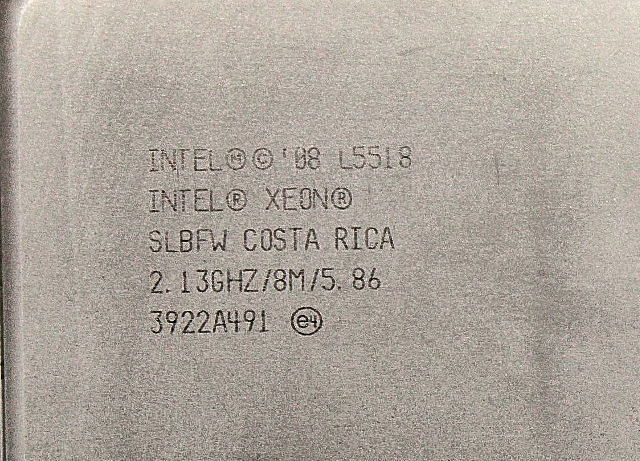 IBM SLBFW L5518 2.13GHZ LV CPU
