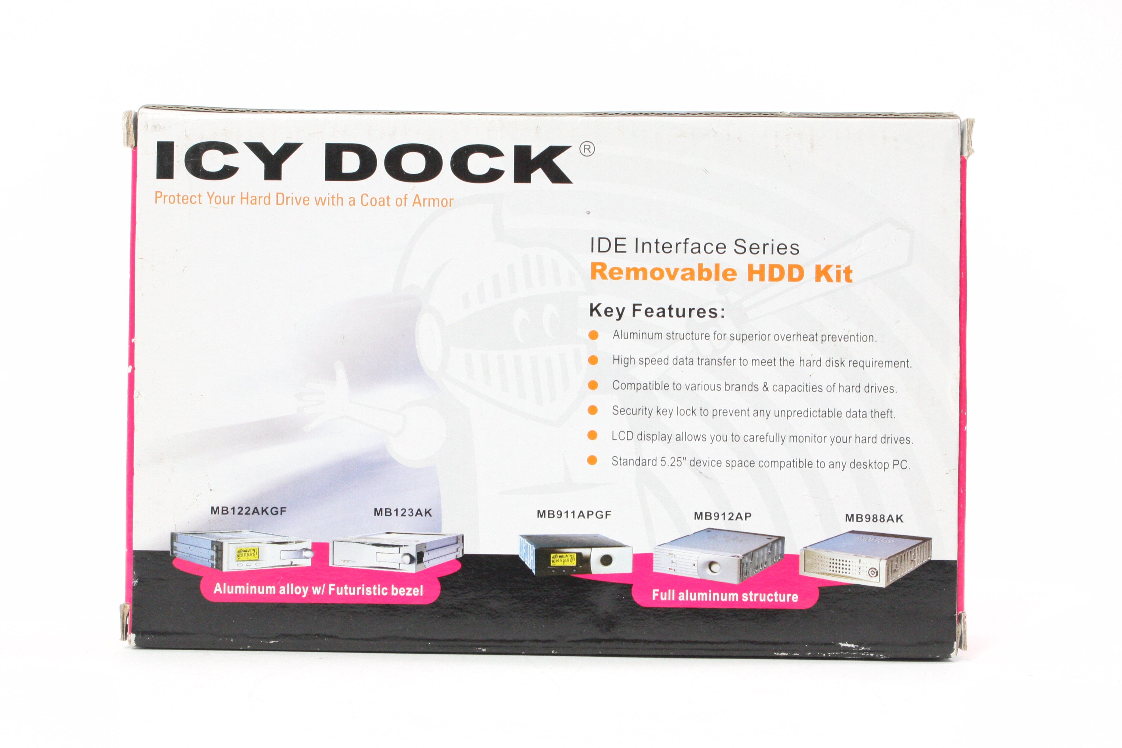 ICY DOCK IDE Removable Drive Dock 5.25" MB123AK (NEW IN BOX)