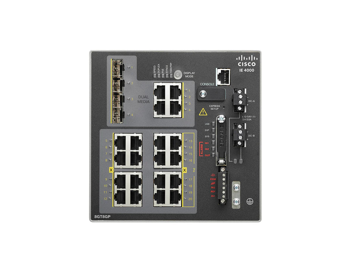 Cisco IE-4000-8GT8GP4G-E Switch