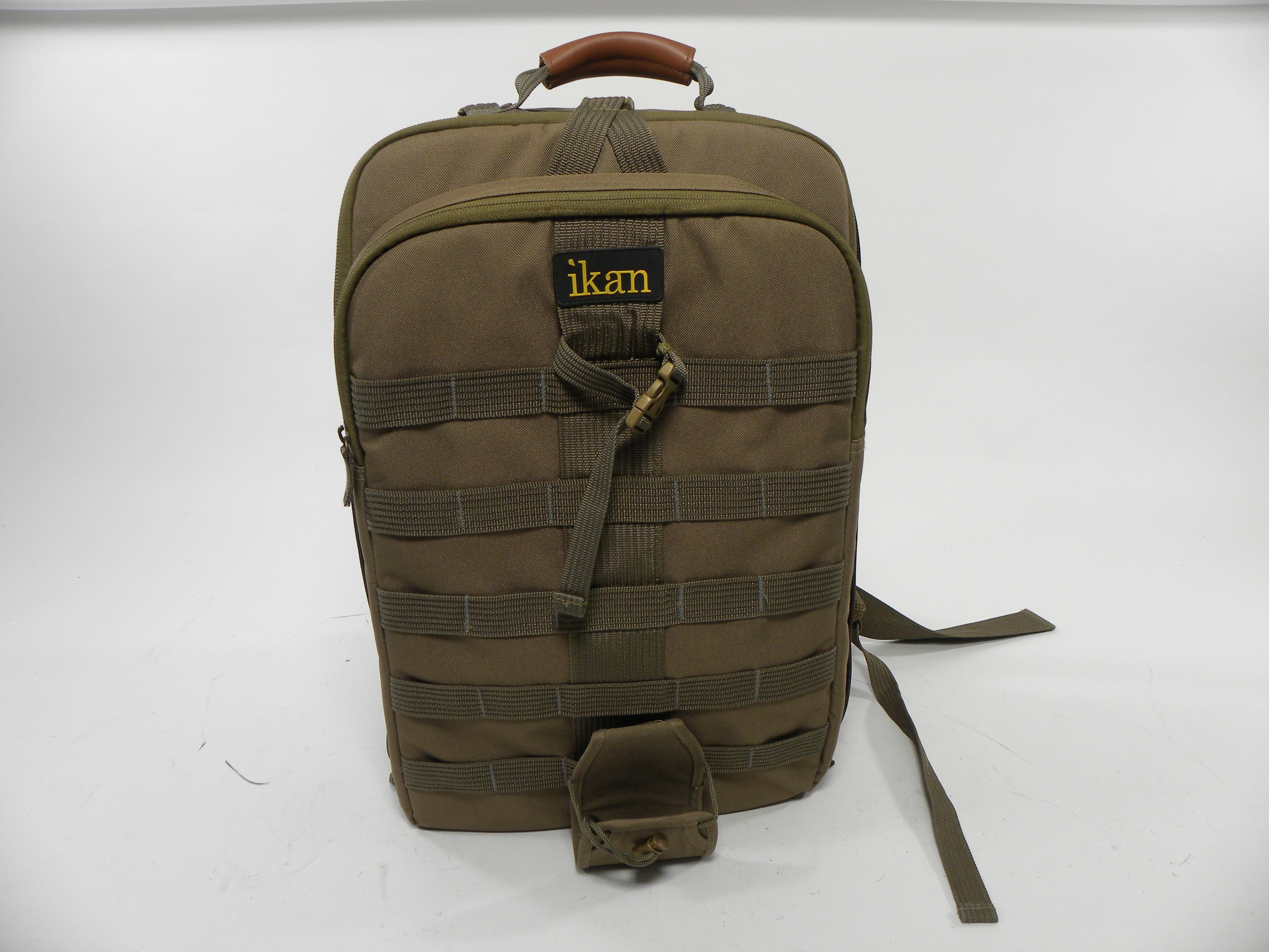 Ikan Olive Green Camera Backpack