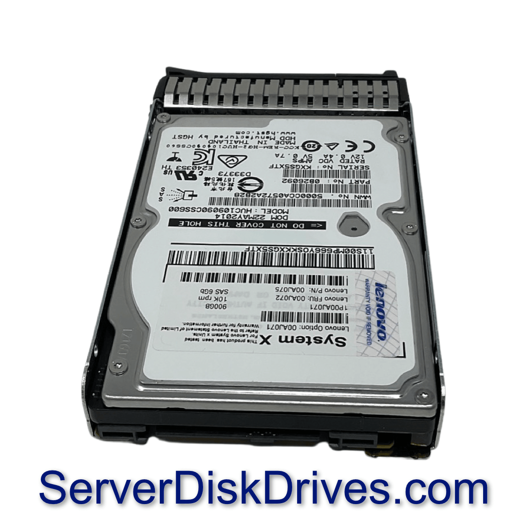 00AJ072 00AJ075 LENOVO 900GB 10K 6G 2.5in SAS Hard Drive