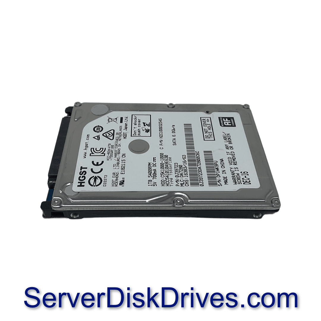 HGST HCC541010A9E630 1TB 5400RPM 8MB SATA 6Gb/s (9.5mm) 2.5inch Notebook Hard Drive