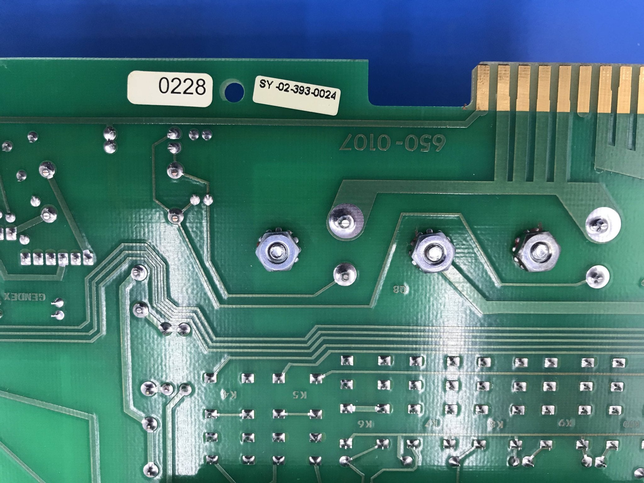 I/O Board (124-0107 G1 Rev 7 Gendex/Del Medical