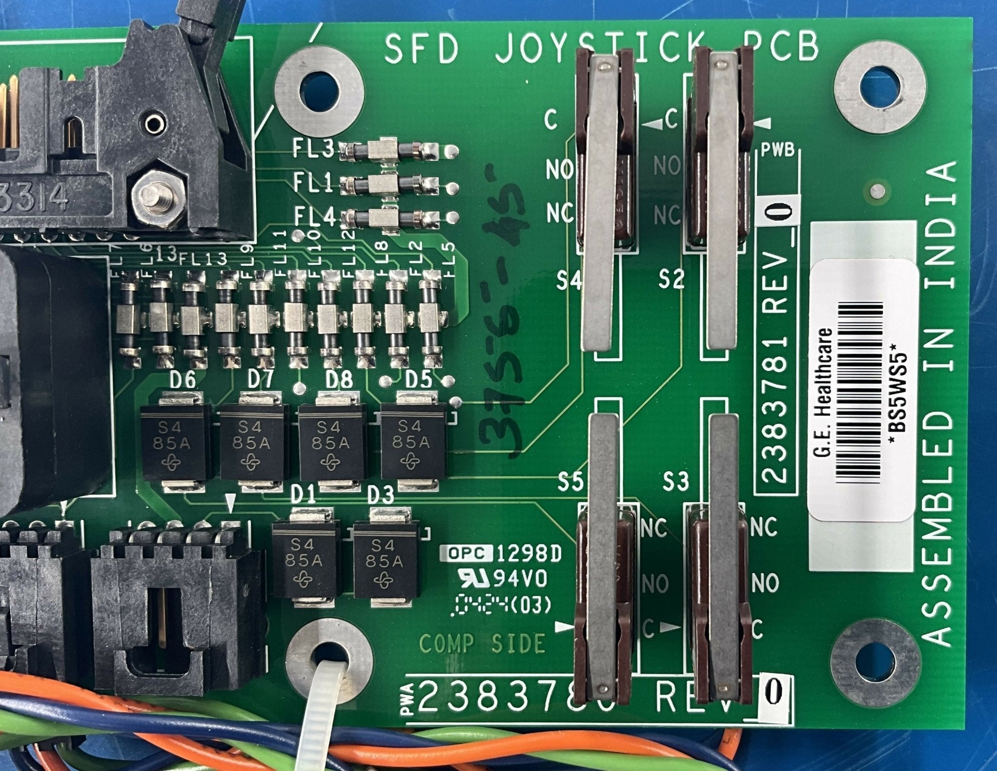 JOYSTICK BOARD AND CABLE KIT (2399516/2133607-8) GE