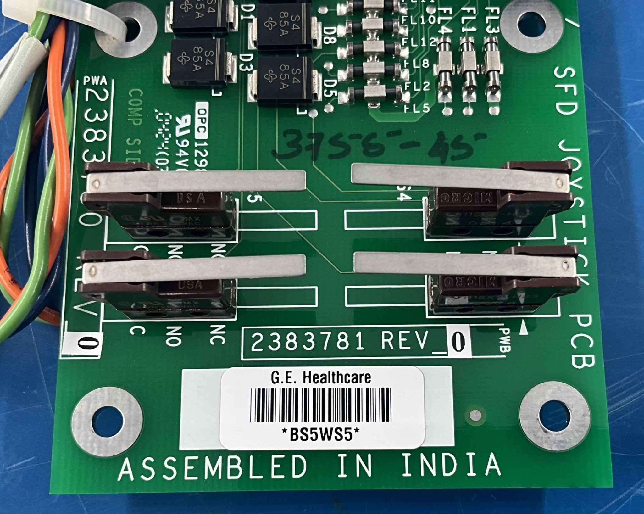 JOYSTICK BOARD AND CABLE KIT (2399516/2133607-8) GE
