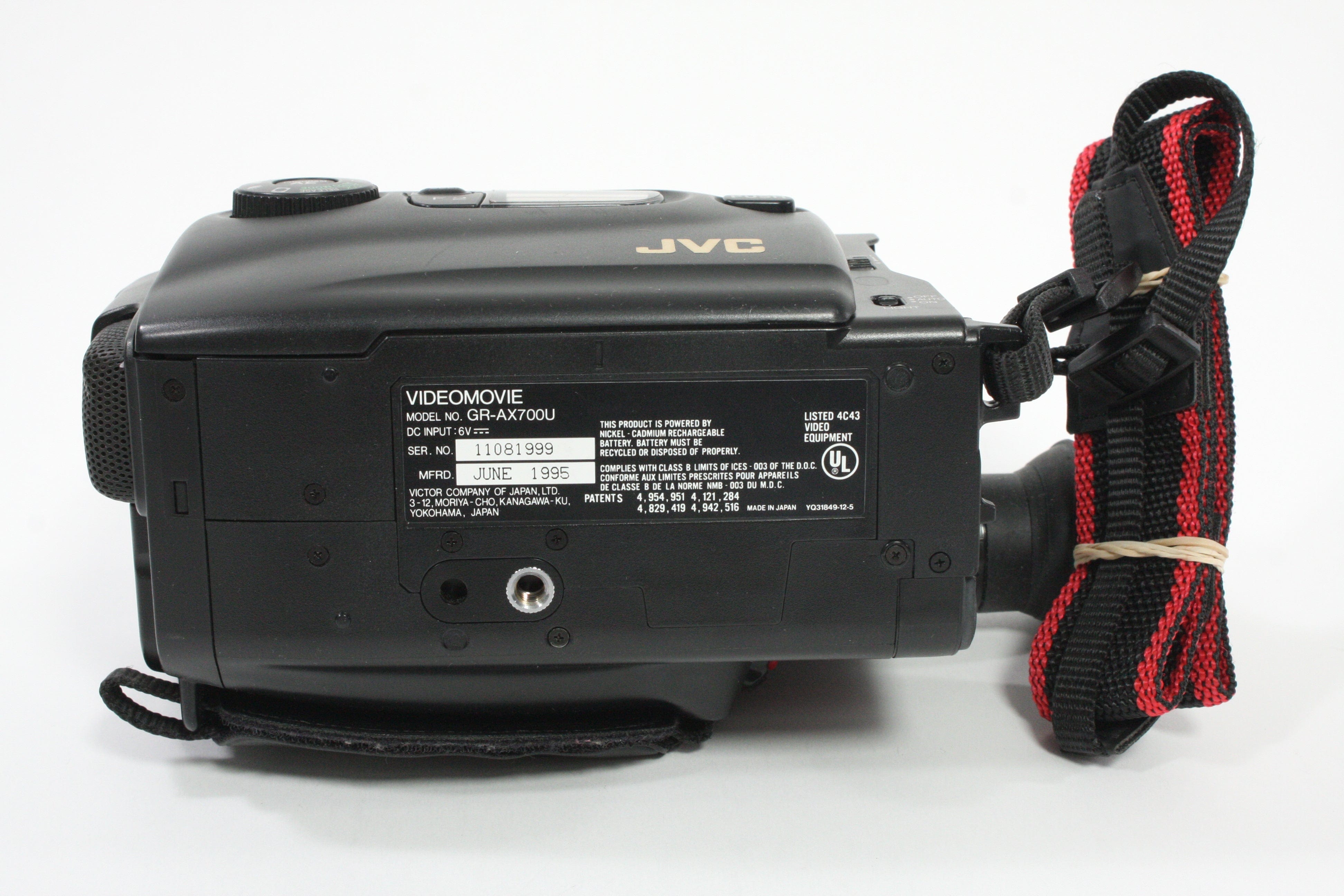 JVC GR-AX700U Camcorder VHS-C