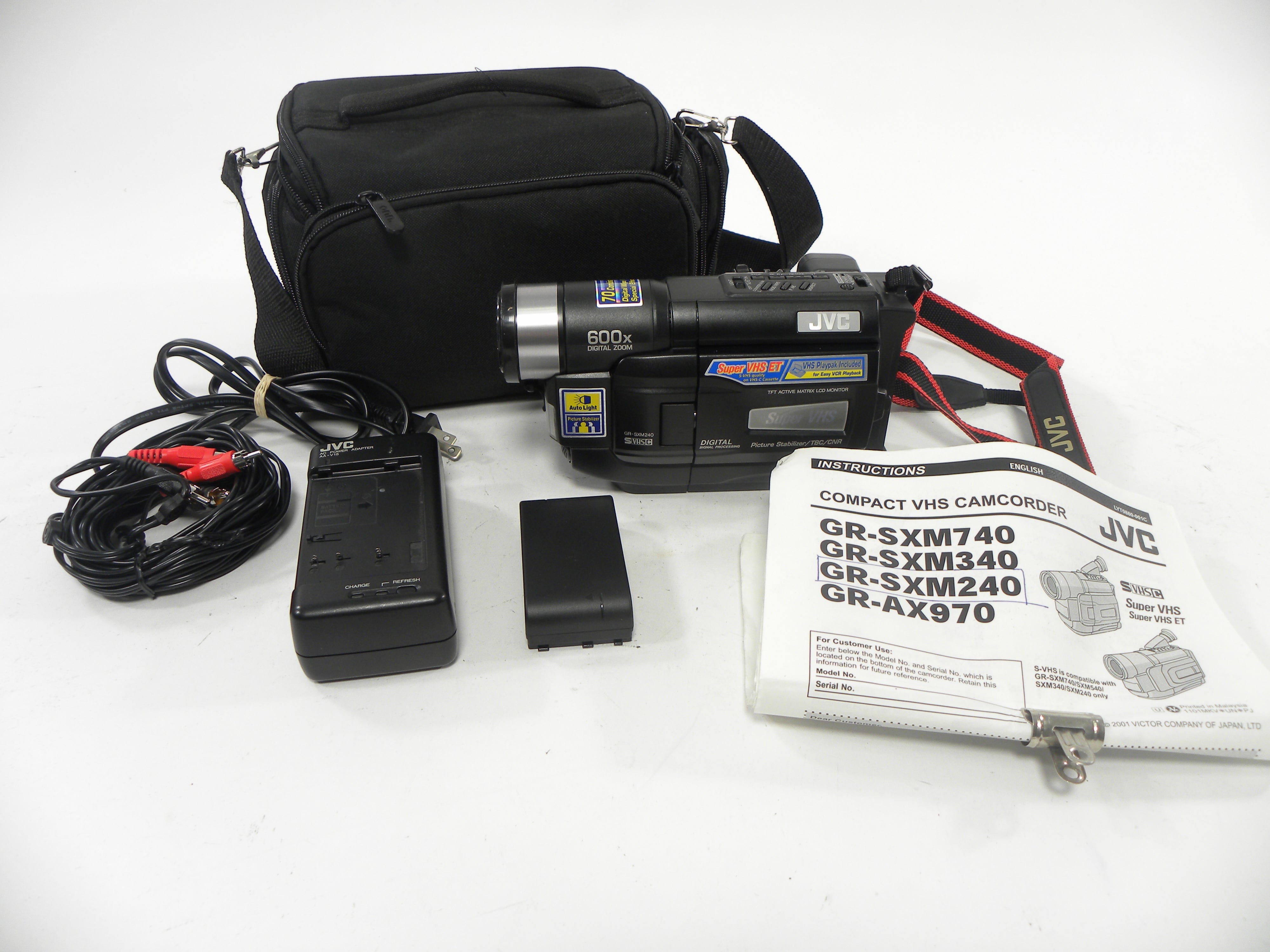 JVC GR-SXM240U VHS-C Camcorder