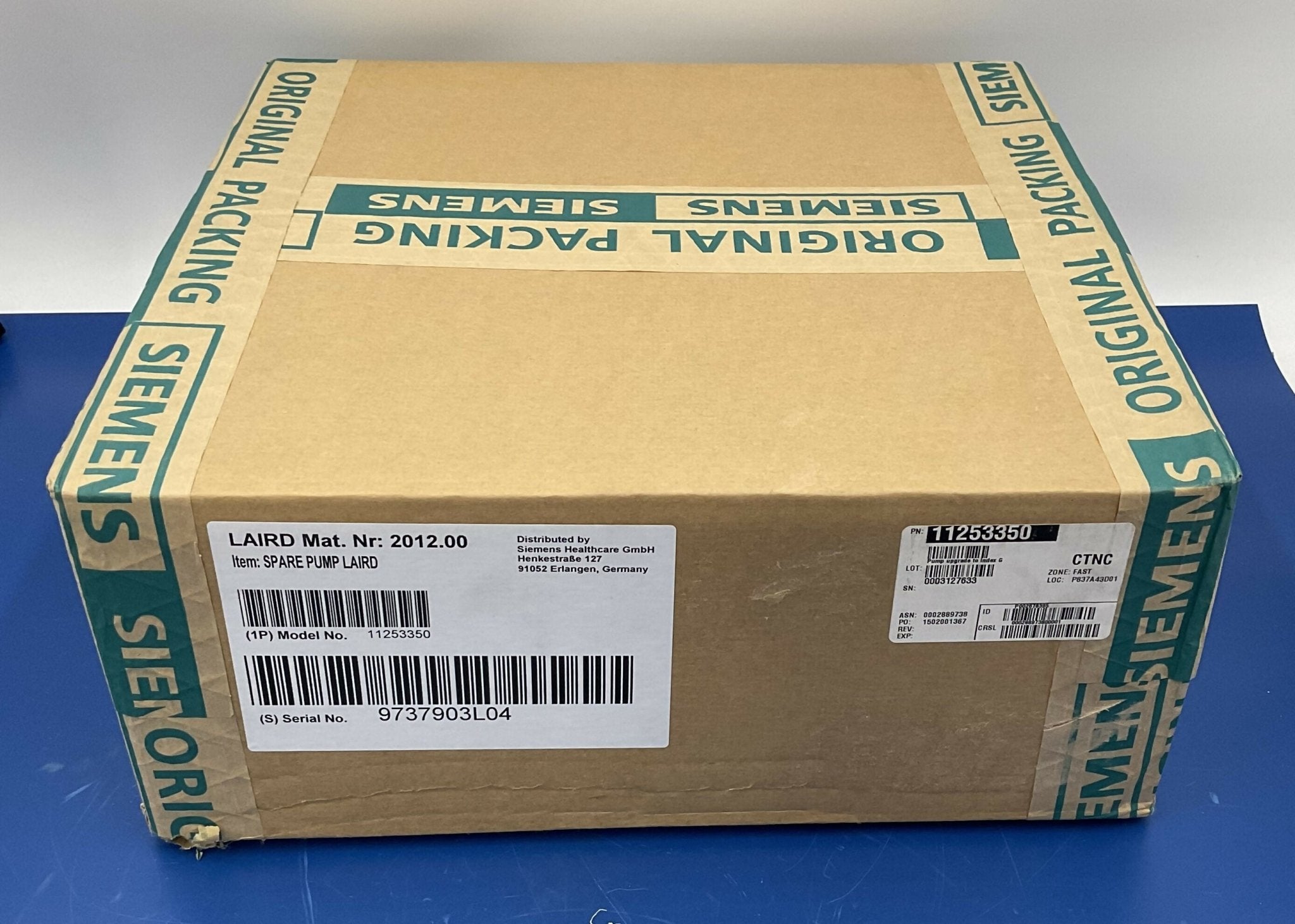 KLUVER PUMP HEAD REPLACEMENT (11253350) SIEMENS/KLUVER