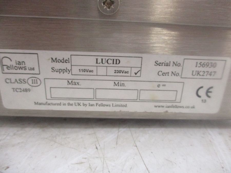 IAN FELLOWS LUCID 230VAC UNMP