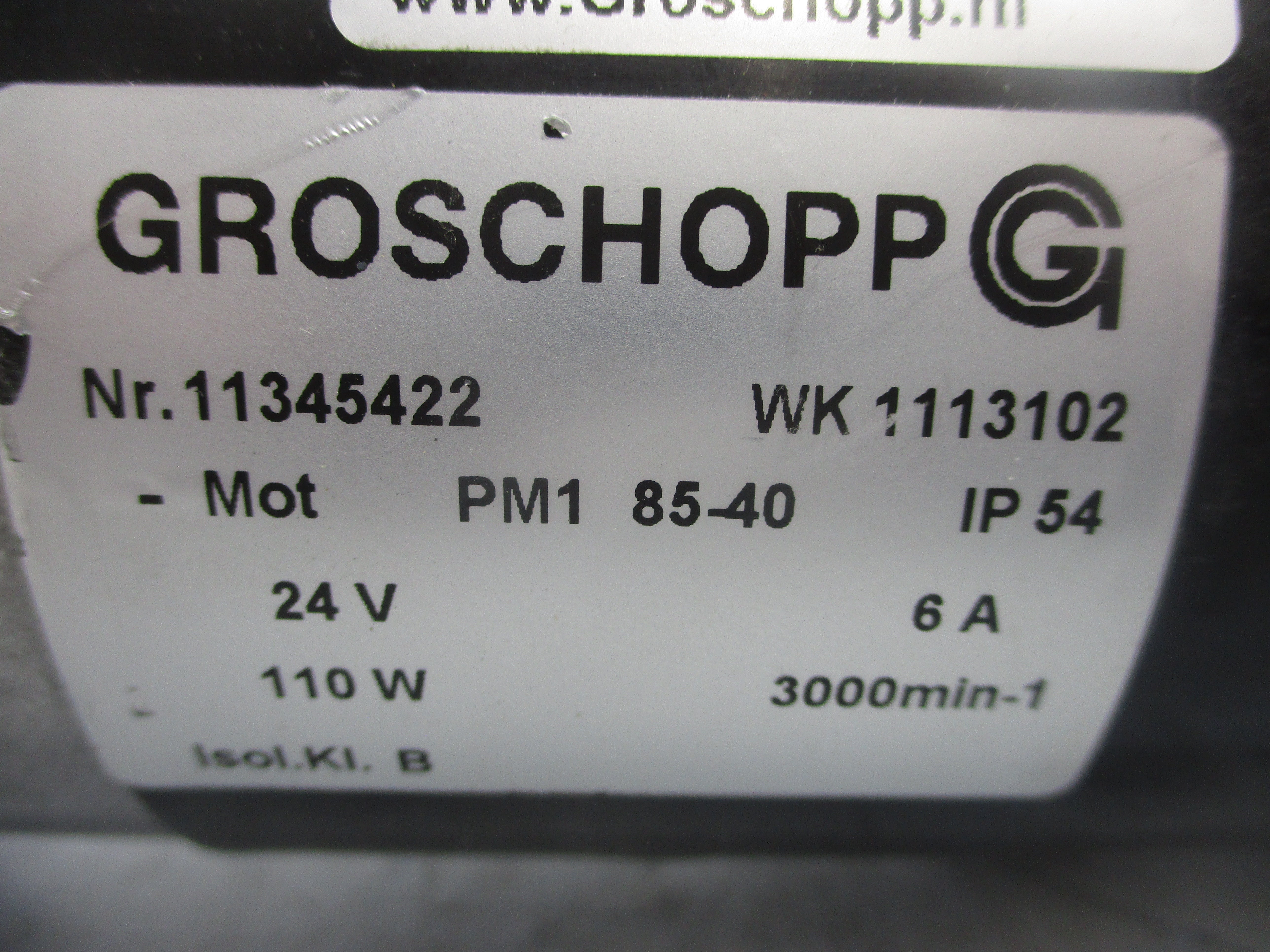GROSCHOPP WK1113102 11345422 24V 6A NSNP