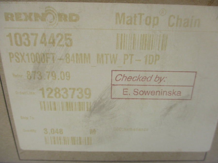 REXNORD 10374425 PSX1000FT-84MM_MTW_PT-1DP NSMP