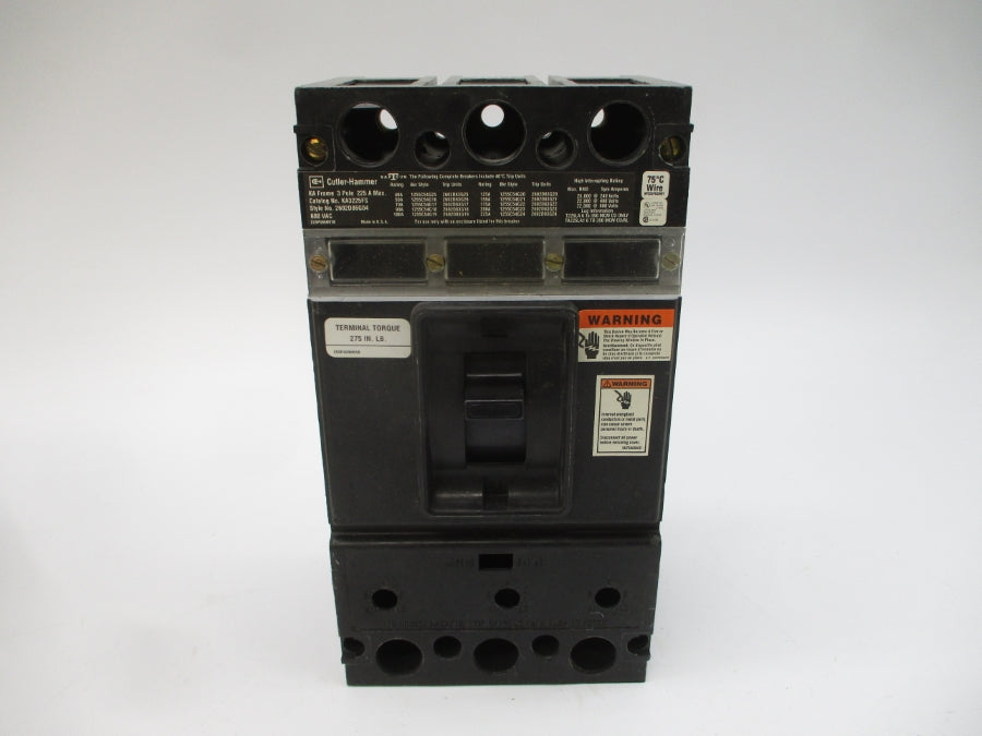 CUTLER HAMMER KA3225FS 2602D86G04 600VAC 225A NSMP