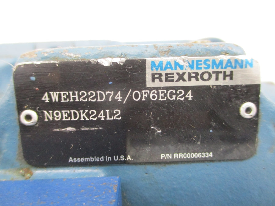 REXROTH 4WEH22D74/0F6EG24 RR00006334 24VDC 1.25A UNMP