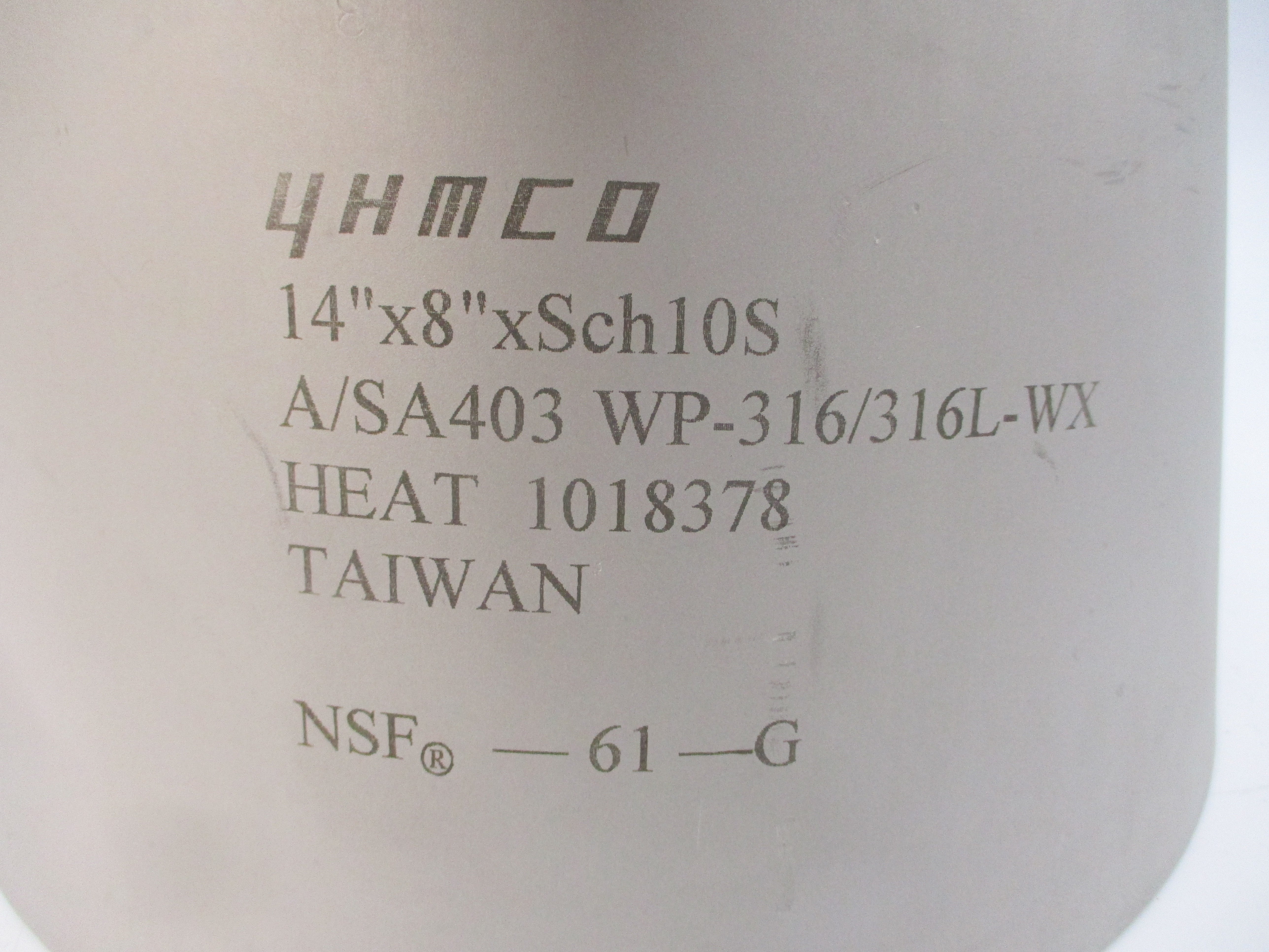 YHMCO WP-316/316L-WX 1018378 14"X8" NSNP
