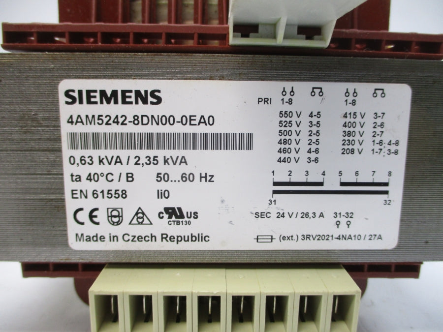 SIEMENS 4AM5242-8DN00-0EA0 550V 26.3A NSNP