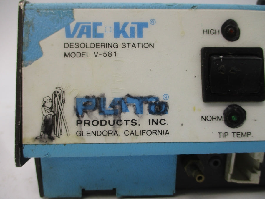 PLATO V-581 (AS PICTURED) UNMP