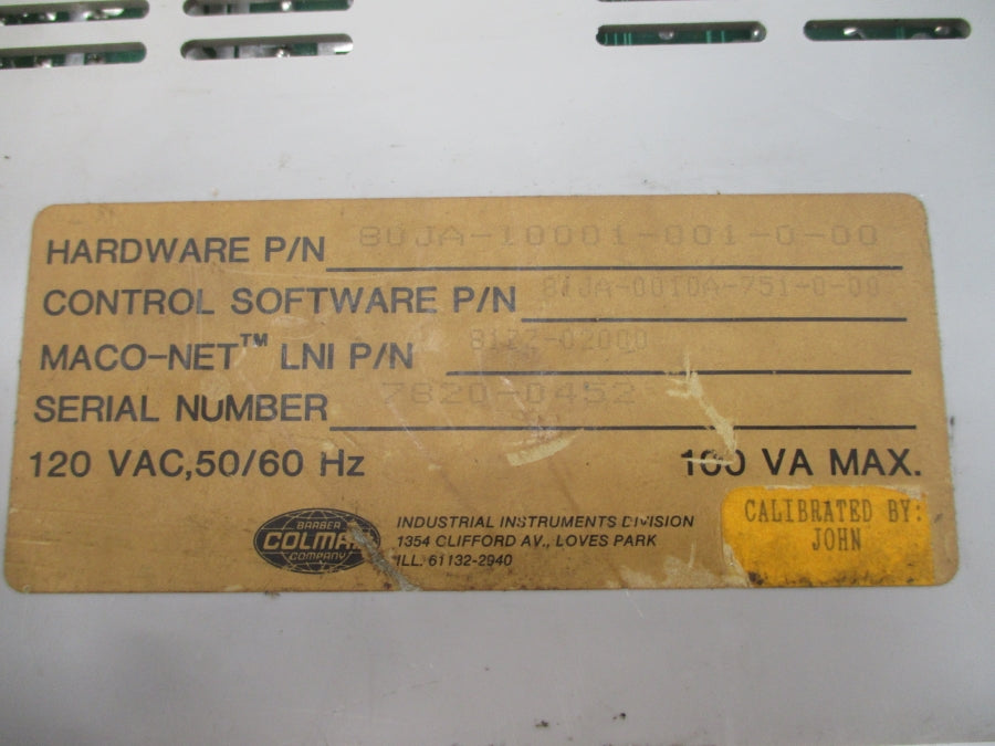 BARBER COLMAN 80JA-10001-001-0-00 120VAC (AS PICTURED) UNMP