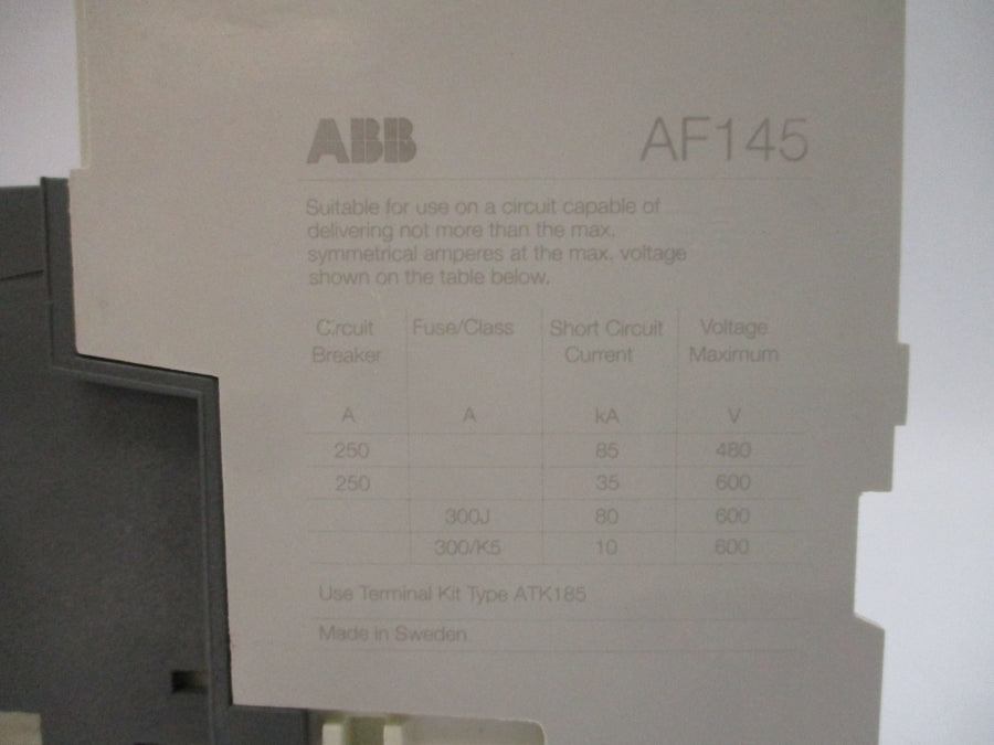 ABB AF145-30-11 1SFL477001R7011 100-250VDC 250A NSMP