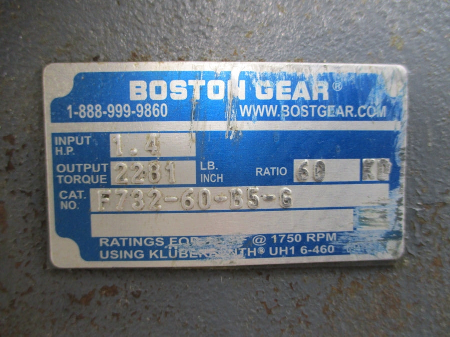 BOSTON GEAR F732-60-B5-G NSNP