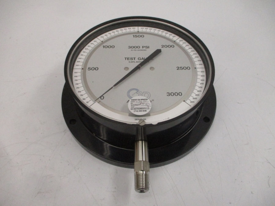 3D INSTRUMENTS 25545-33B31 0-3000PSI NSMP