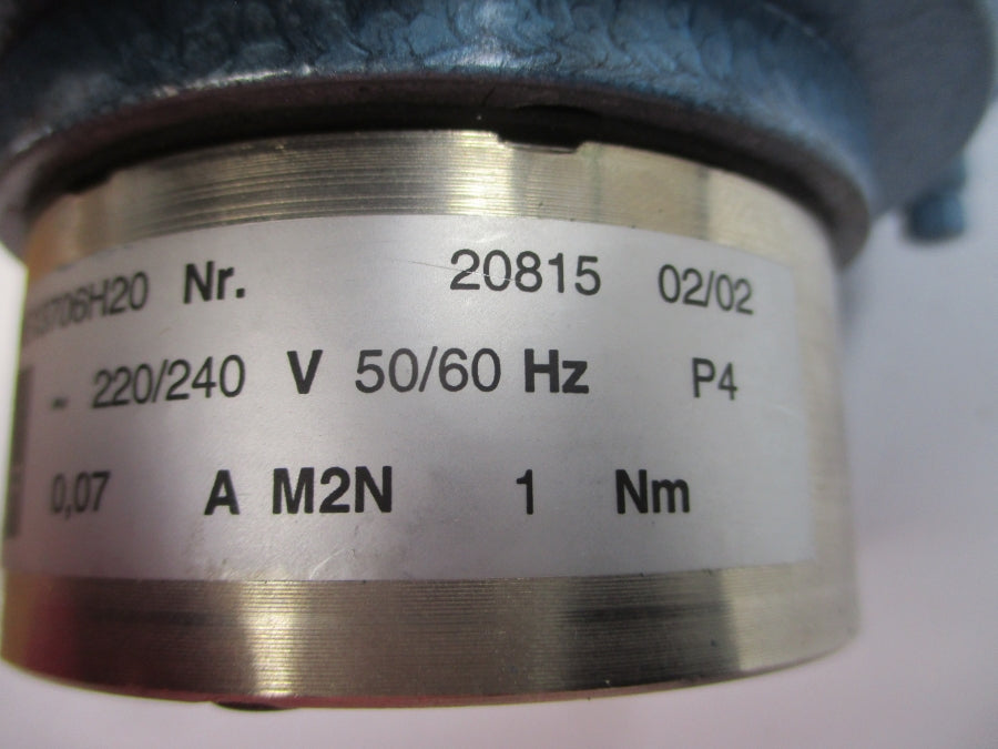 PARVALUX SD13.MB/TENC/640570/02G 230/400VAC 0.8/0.48A NSMP