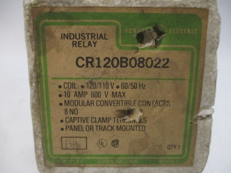 GENERAL ELECTRIC CR120B08022 110/120V 10A NSMP