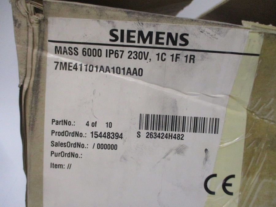 SIEMENS 7ME4110-1AA10-1AA0 115/230VAC NSMP