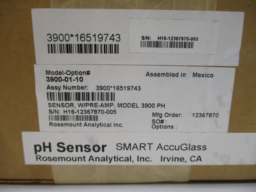 ROSEMOUNT 3900-01-10 3900*16519743 NSMP