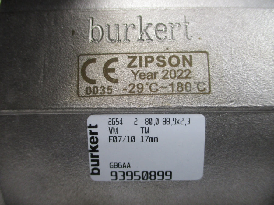 BURKERT 2654-302F 3" NSNP
