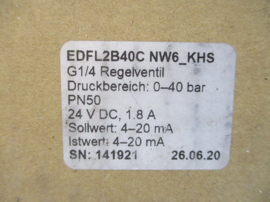 KHS CORPOPLAST EDFL2B40C NW6_KHS 24VDC 1.8A NSMP