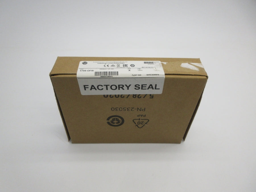 ALLEN BRADLEY 1756-OF8I SER. A F/W 3.011 DATE: 2020 NSFS