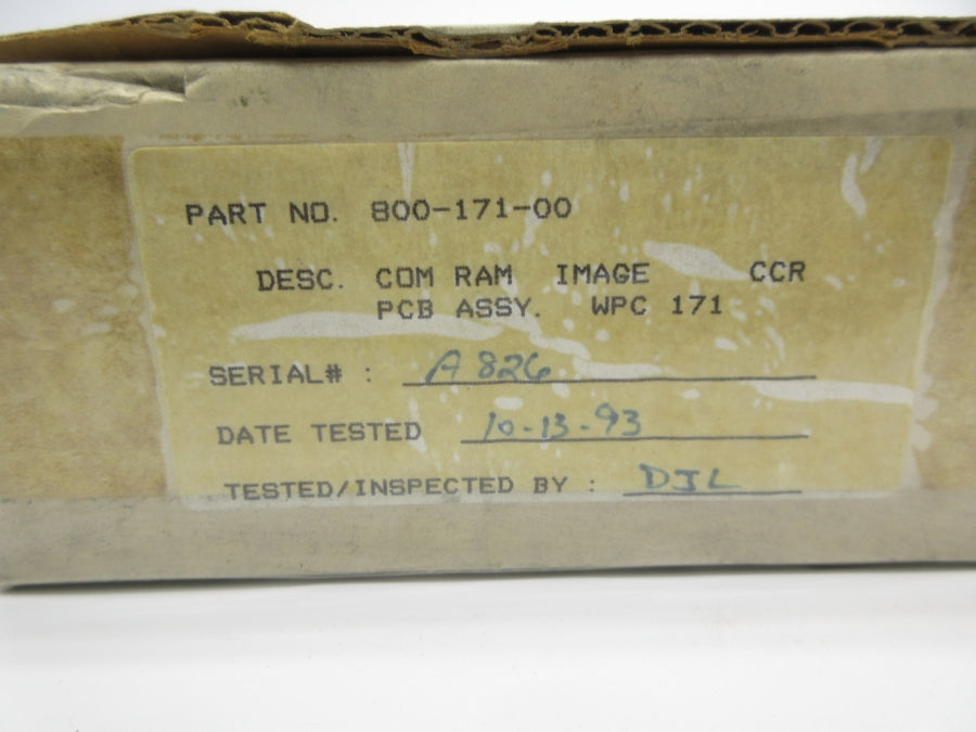 WEB WPC171 800-171-00 NSMP