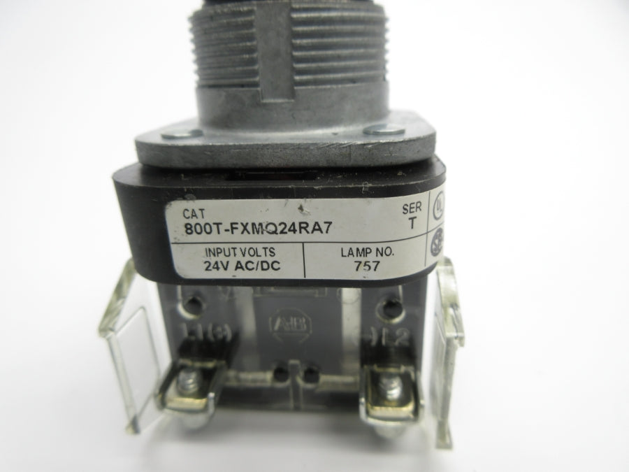 ALLEN BRADLEY 800T-FXMQ24RA7 SER. T 24VAC/DC (AS PICTURED) NSNP
