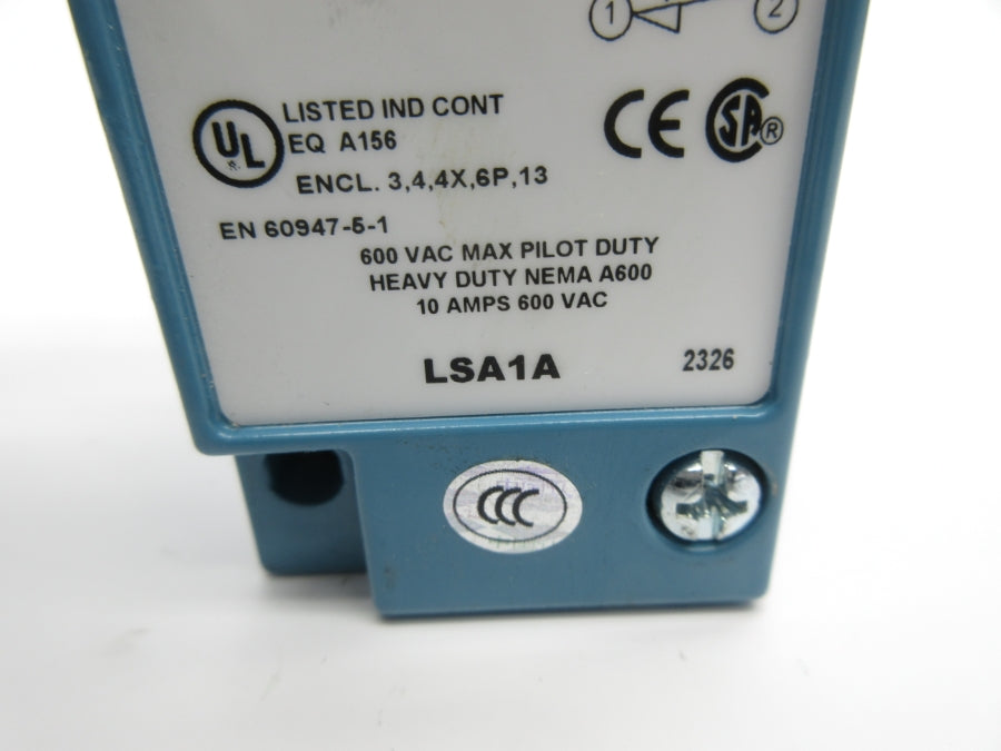 MICRO SWITCH LSA1A 600VAC 10A NSNP