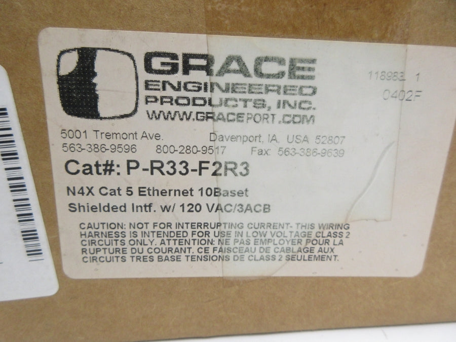 GRACE P-R33-F2R3 120VAC NSMP