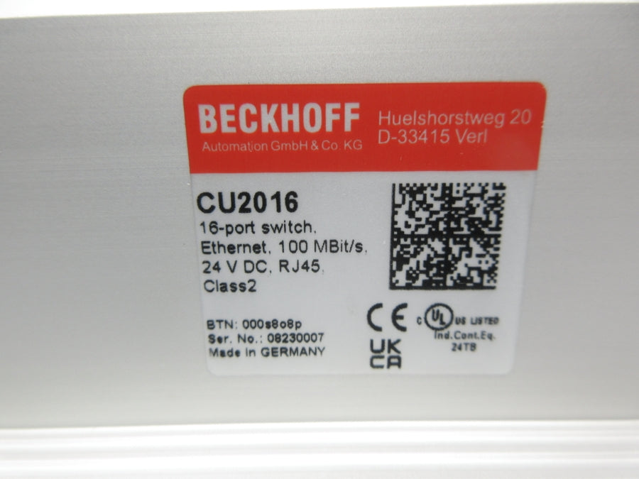 BECKHOFF CU2016 24VDC NSNP