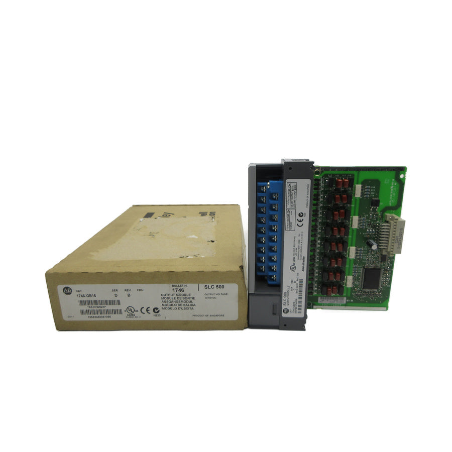 ALLEN BRADLEY 1746-OB16 SER. D REV. B 10-50VDC 0.5-0.25A NSMP