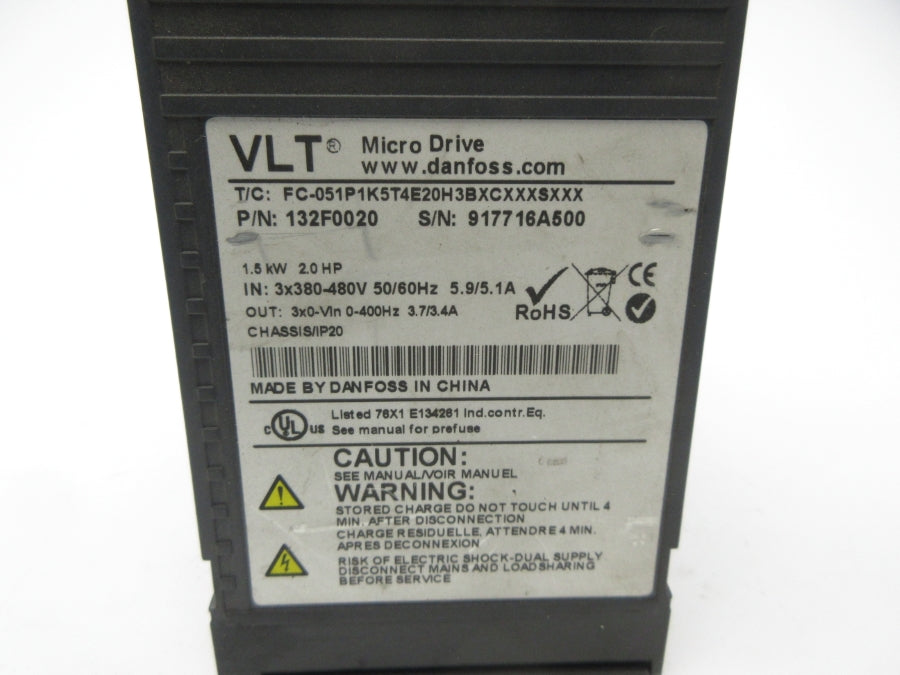 DANFOSS 132F0020 380-480V 5.9/5.1A UNMP