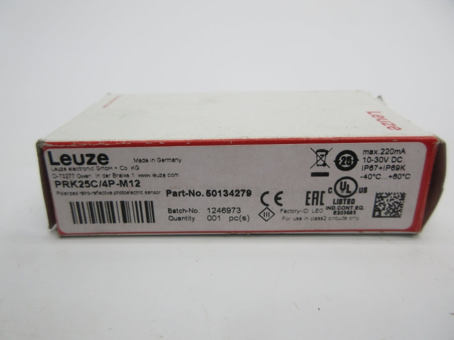 LEUZE ELECTRONIC PRK25C/4P-M12 50134279 10-30VDC NSMP
