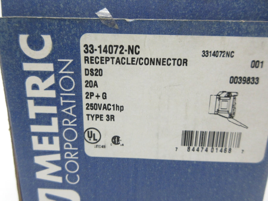 MELTRIC 33-14072-NC 250VAC 20A NSMP