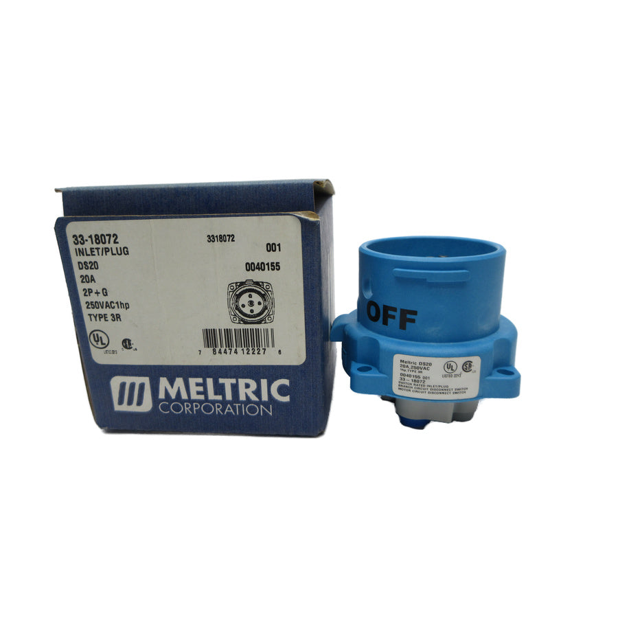 MELTRIC 33-18072 250VAC 20A NSMP