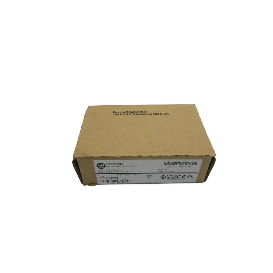 ALLEN BRADLEY 1762-OW8 SER. A DATE: 2018 NSFS