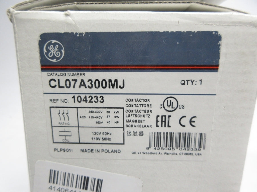 GENERAL ELECTRIC CL07A300MJ 110/120V NSMP