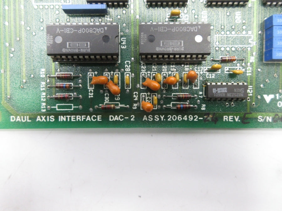 EXCELLON AUTOMATION 206492-24 REV. E UNMP