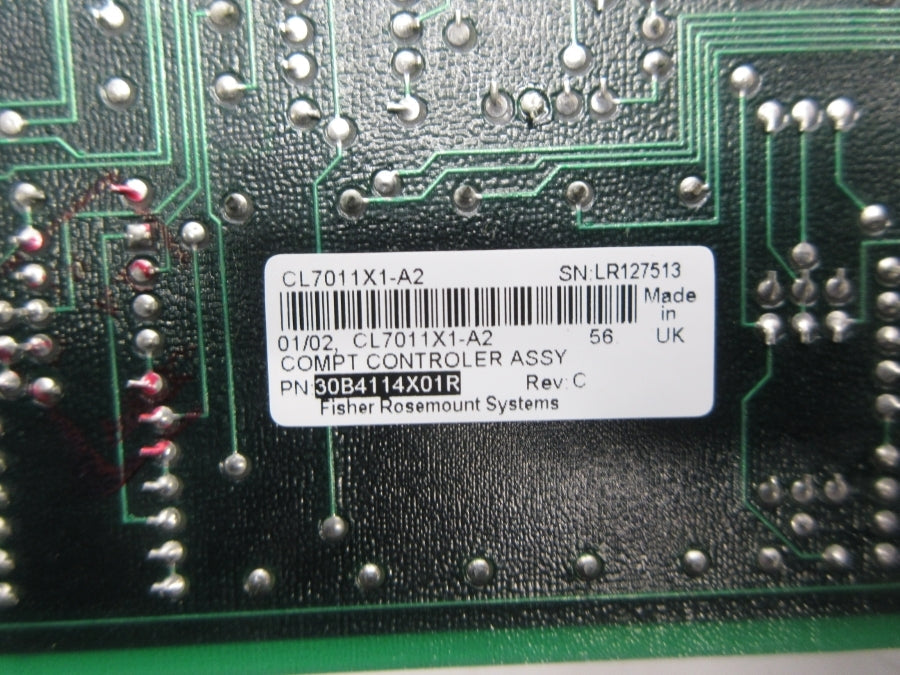 FISHER ROSEMOUNT 30B4114X01R CL7011X1-A2 REV. C UNMP