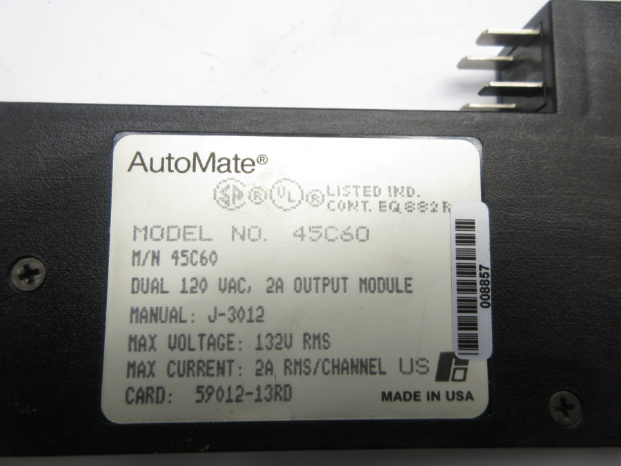 AUTOMATE 45C60 120VAC 2A NSNP