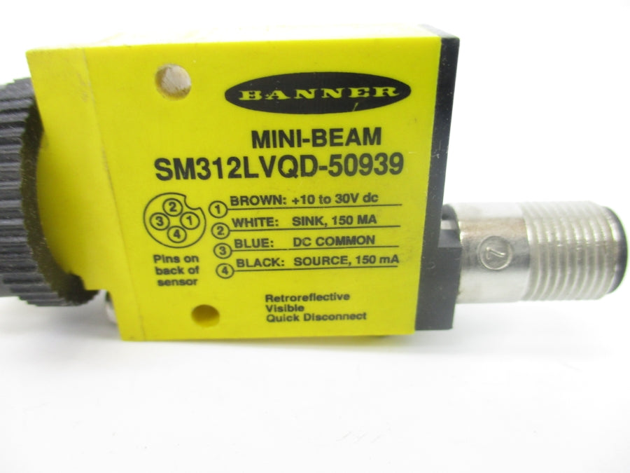 BANNER ENGINEERING SM312LVQD-50939 10-30VDC NSNP