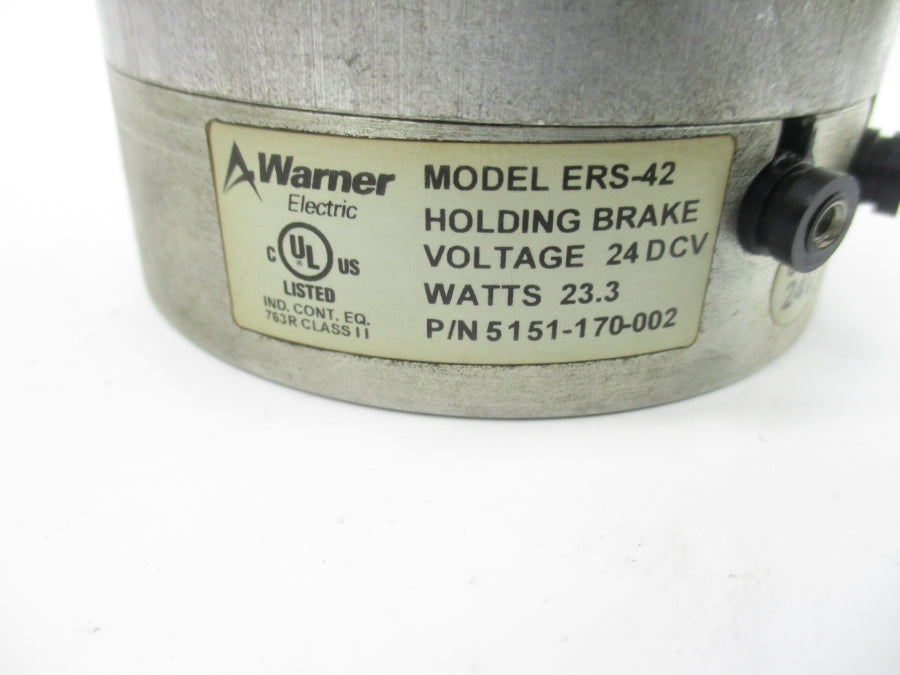 WARNER ELECTRIC 5151-170-002 ERS-42 24VDC NSNP