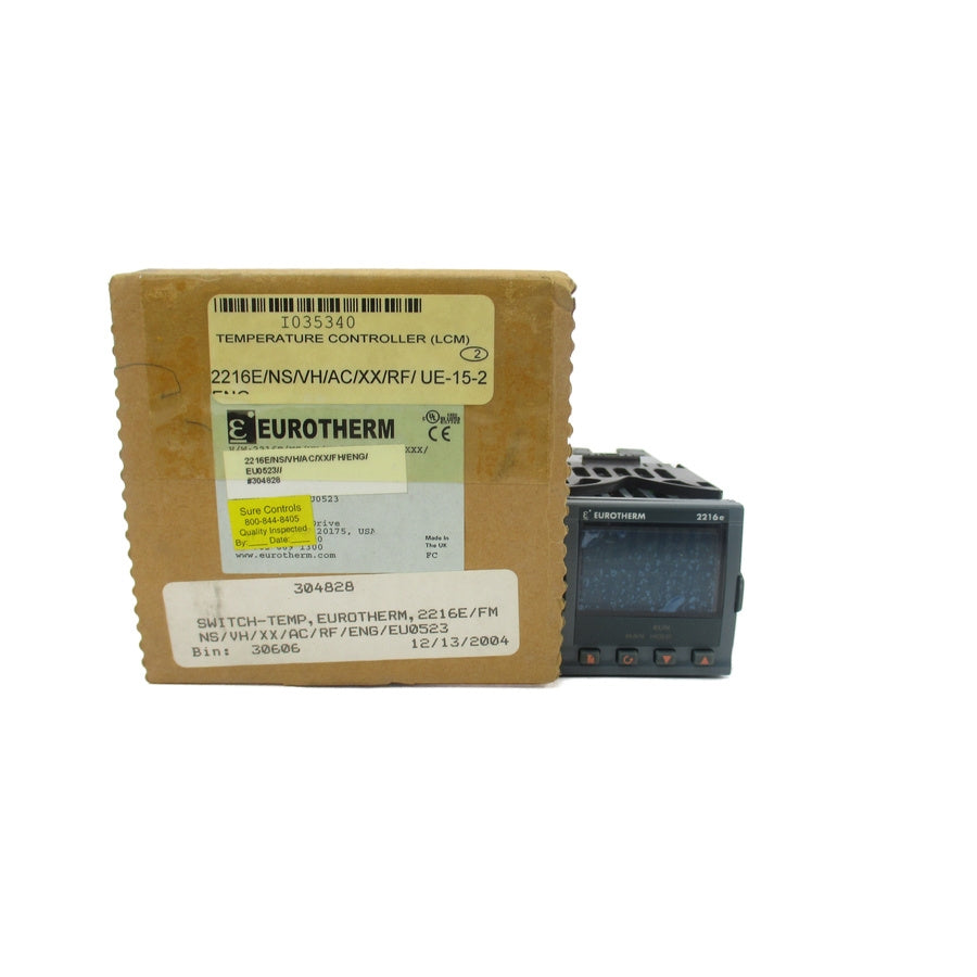 EUROTHERM 2216E/FM/NS/VH/XX/AC/RF/ENG/EU0523 100-240VAC 2A NSMP